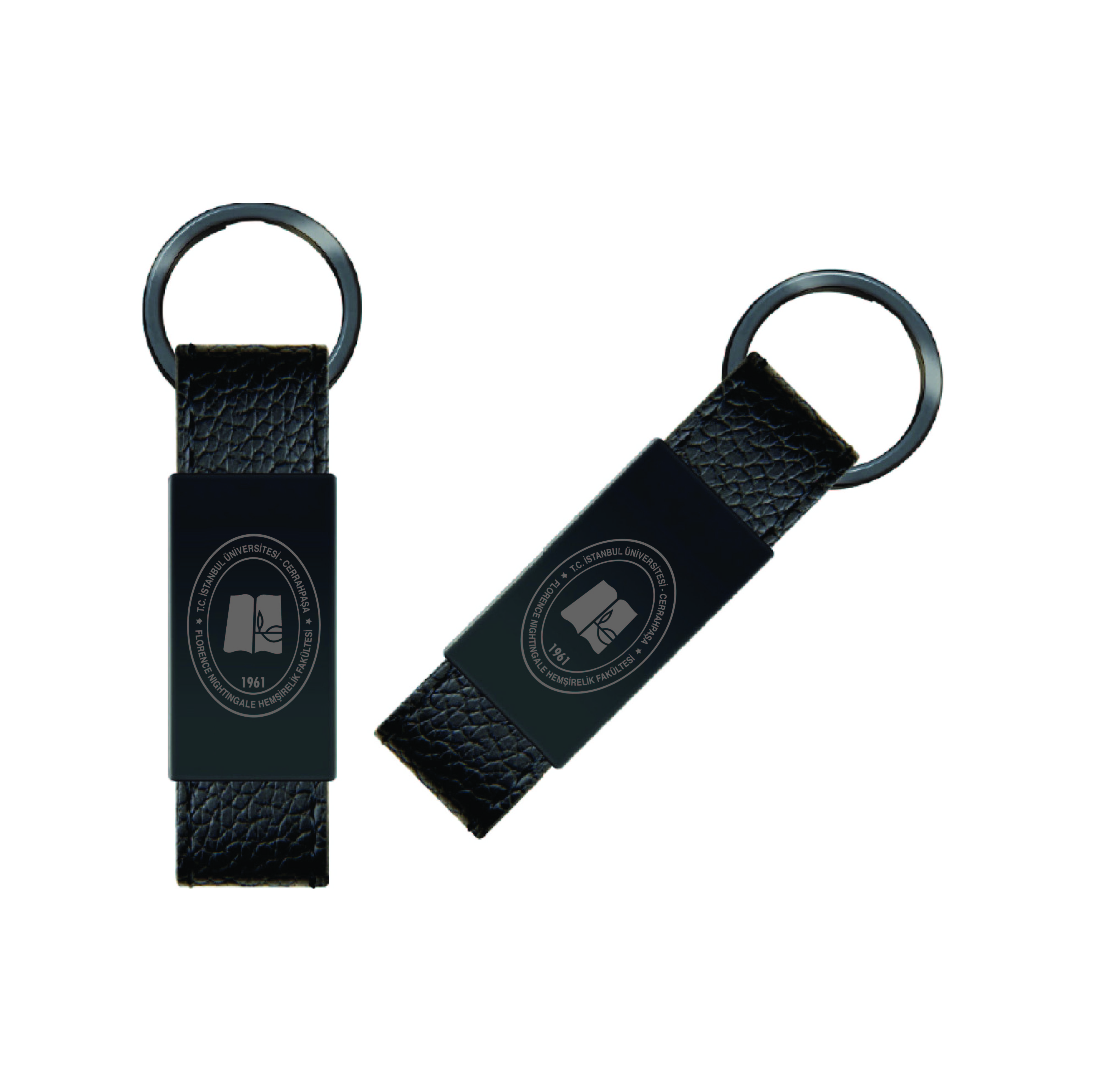 İÜC Florence Nightingale Hemsirelik Fakültesi Deri Anahtarlik Model 1